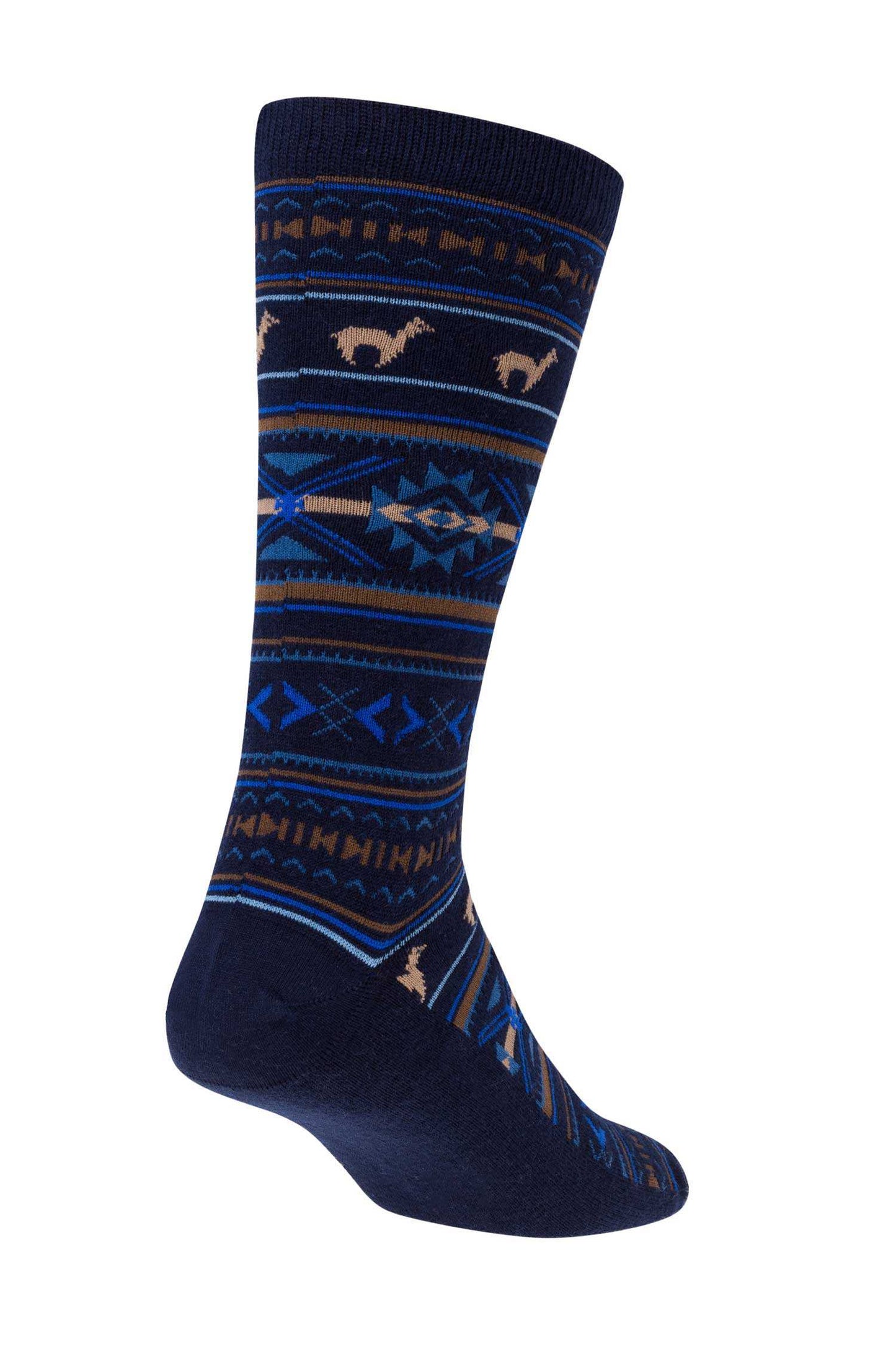 Alpaka Socken JACQUARD aus 70% Baby Alpaka und 25% Pima Baumwolle