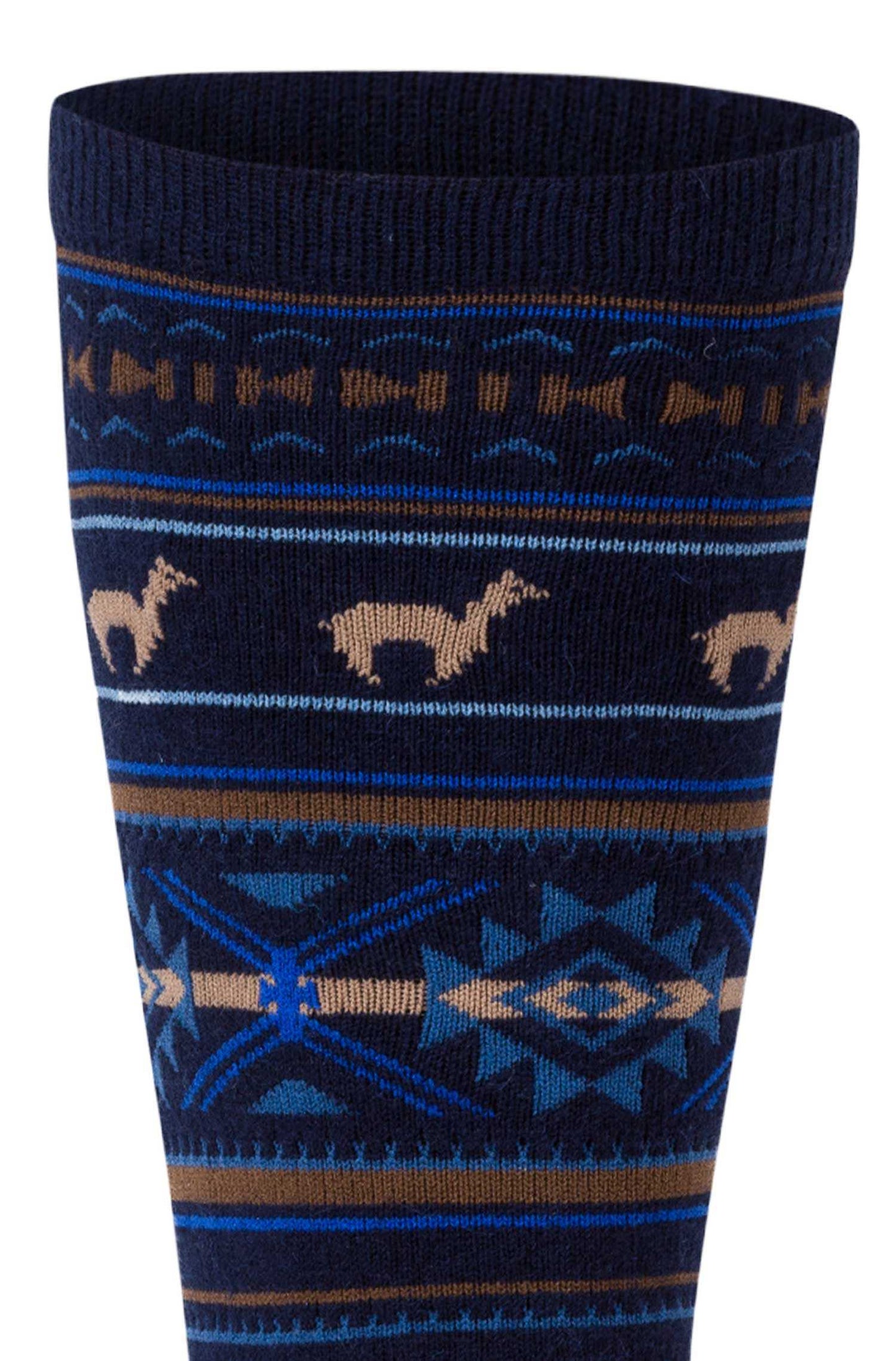 Alpaka Socken JACQUARD aus 70% Baby Alpaka und 25% Pima Baumwolle
