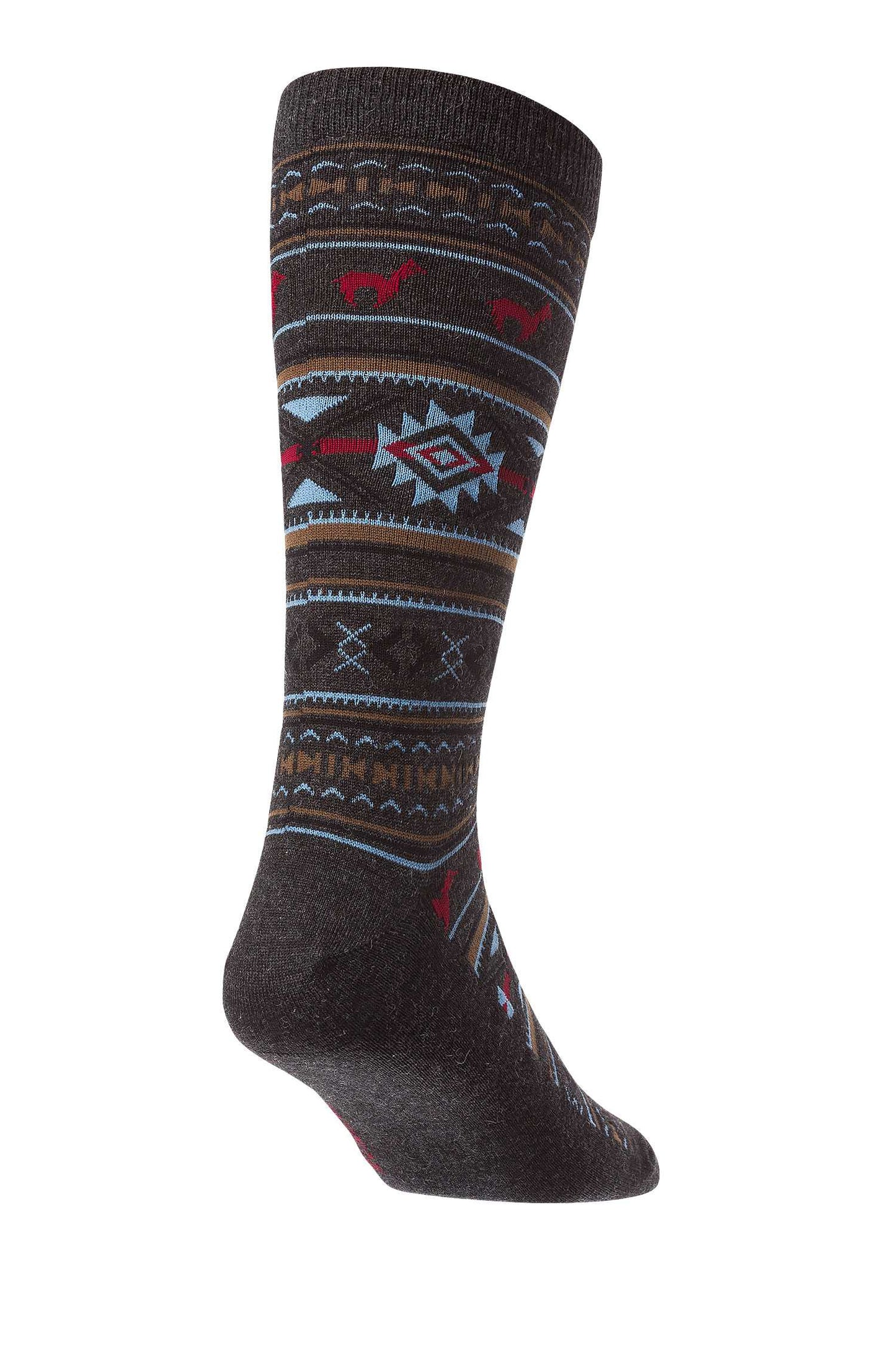 Alpaka Socken JACQUARD aus 70% Baby Alpaka und 25% Pima Baumwolle