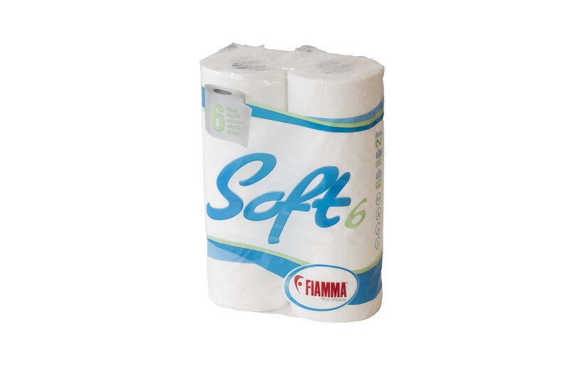 WC Paket - Zusatz für Campingtoilette 750ml+ 6 Rollen Toilettenpapier