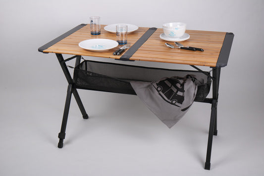 Bamboo rolling table MENDOZA 110