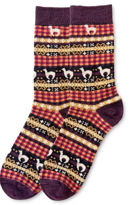 Baby Alpaka Premium Socken CANDELA aus Alpaka-Baumwoll-Mix