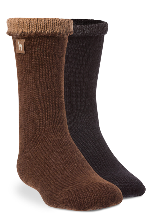 Alpaka Kuschelsocken WENDE-SOCKEN aus 98% Alpaka Superfine