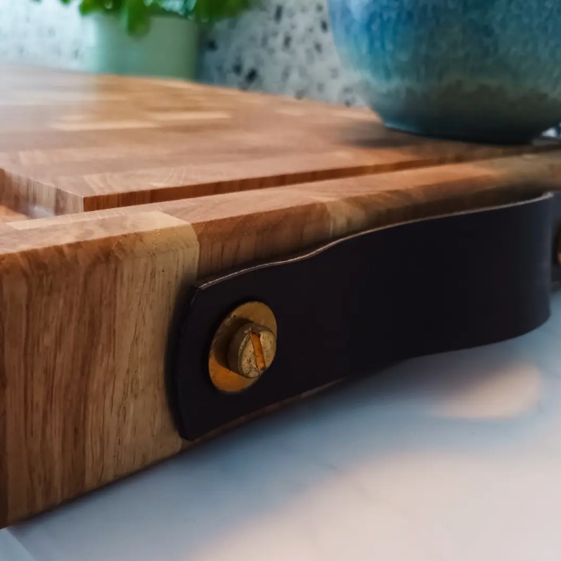 XXL Hackblock Eiche 60 x 40 x 6 cm