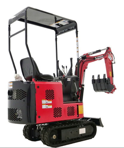 Hybrid Minibagger EBKB810K Benzin und Elektro nur 68cm breit