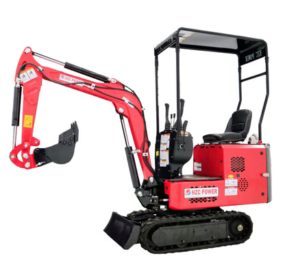 Hybrid Minibagger EBKB810K Benzin und Elektro nur 68cm breit