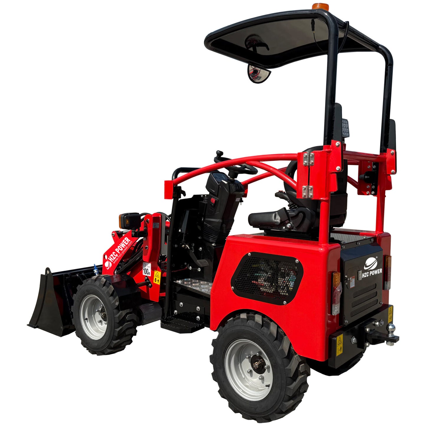 100% elektrischer allrad Hoflader/ Radlader