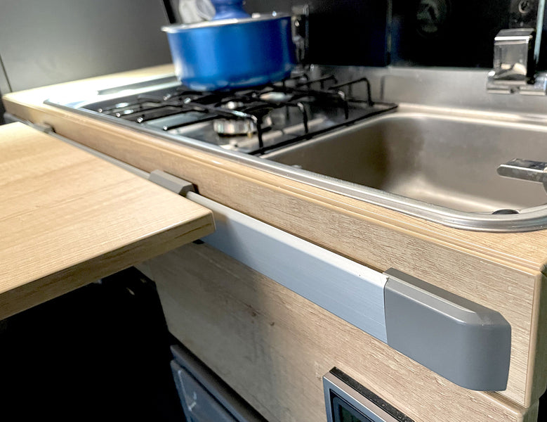 Tischgleitschiene für Camper zur Montage/ magnetisch 60cm