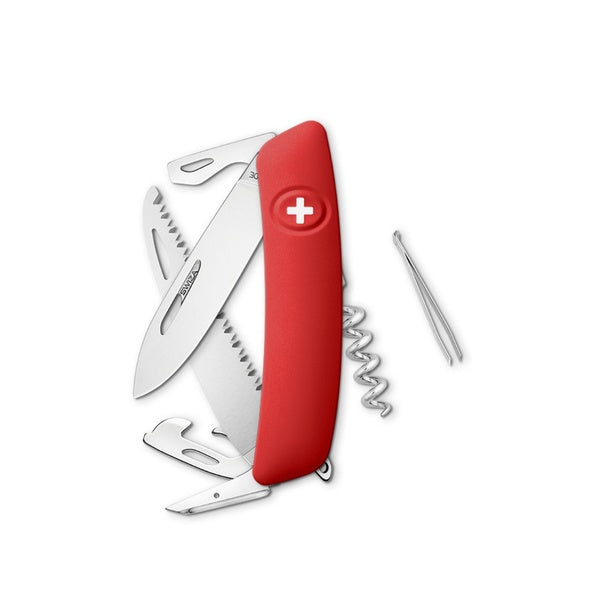 Schweizer Taschenmesser Swiza D05, rot