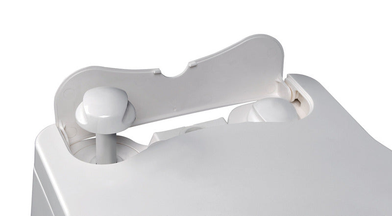 Porta Potti 565 - Weiß   Campingtoilette 21/15 l - Mit Kolbenpumpe