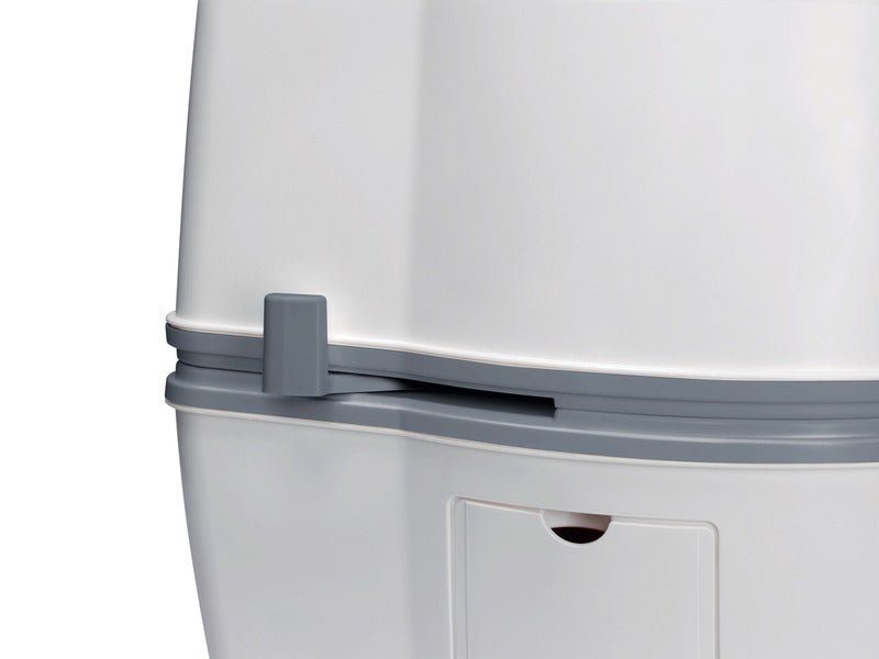 Porta Potti 565 - Weiß   Campingtoilette 21/15 l - Mit Kolbenpumpe