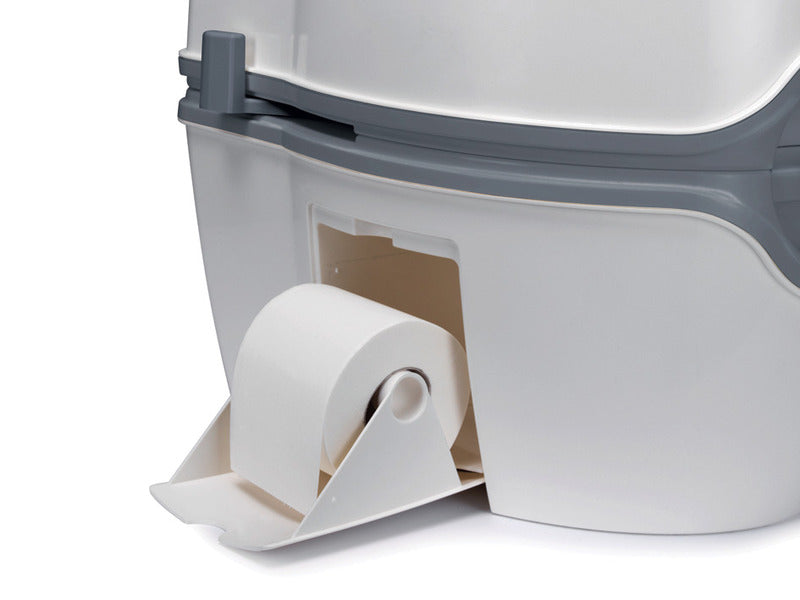 Porta Potti 565 - Weiß   Campingtoilette 21/15 l - Mit Kolbenpumpe