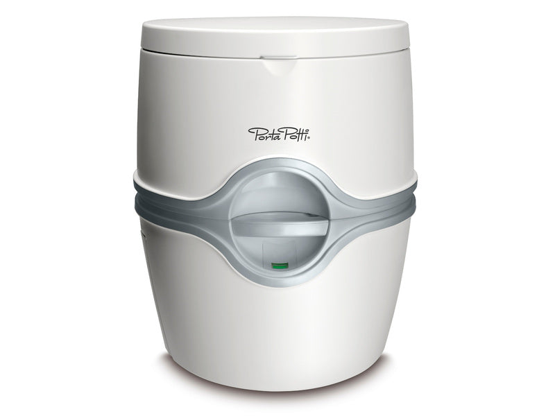 Porta Potti 565 - Weiß   Campingtoilette 21/15 l - Mit Kolbenpumpe