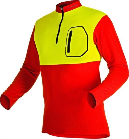 Zipp Neck Shirt Langarm