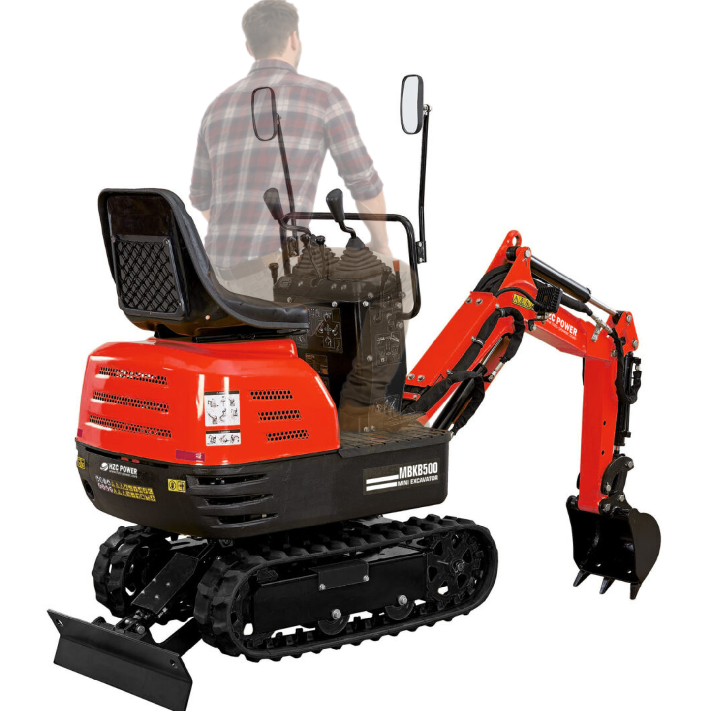 Minibagger MBKB500 mit Elektrostart