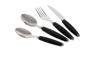 Besteckset – 24-teilig für 6 Personen schwarz