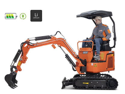 Vollelektrischer Akku Minibagger E110