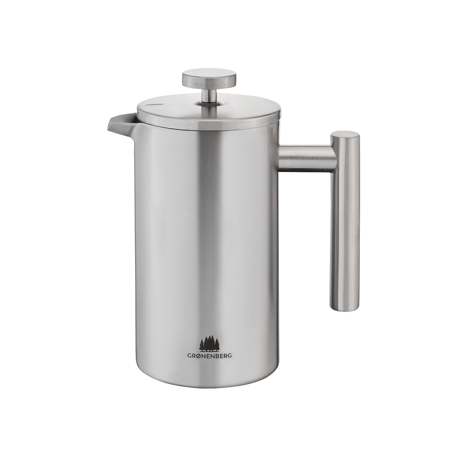 Grønenberg Edelstahl French Press inkl. Ersatz-Filter