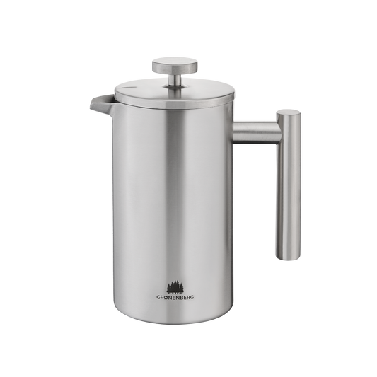 Grønenberg Edelstahl French Press inkl. Ersatz-Filter