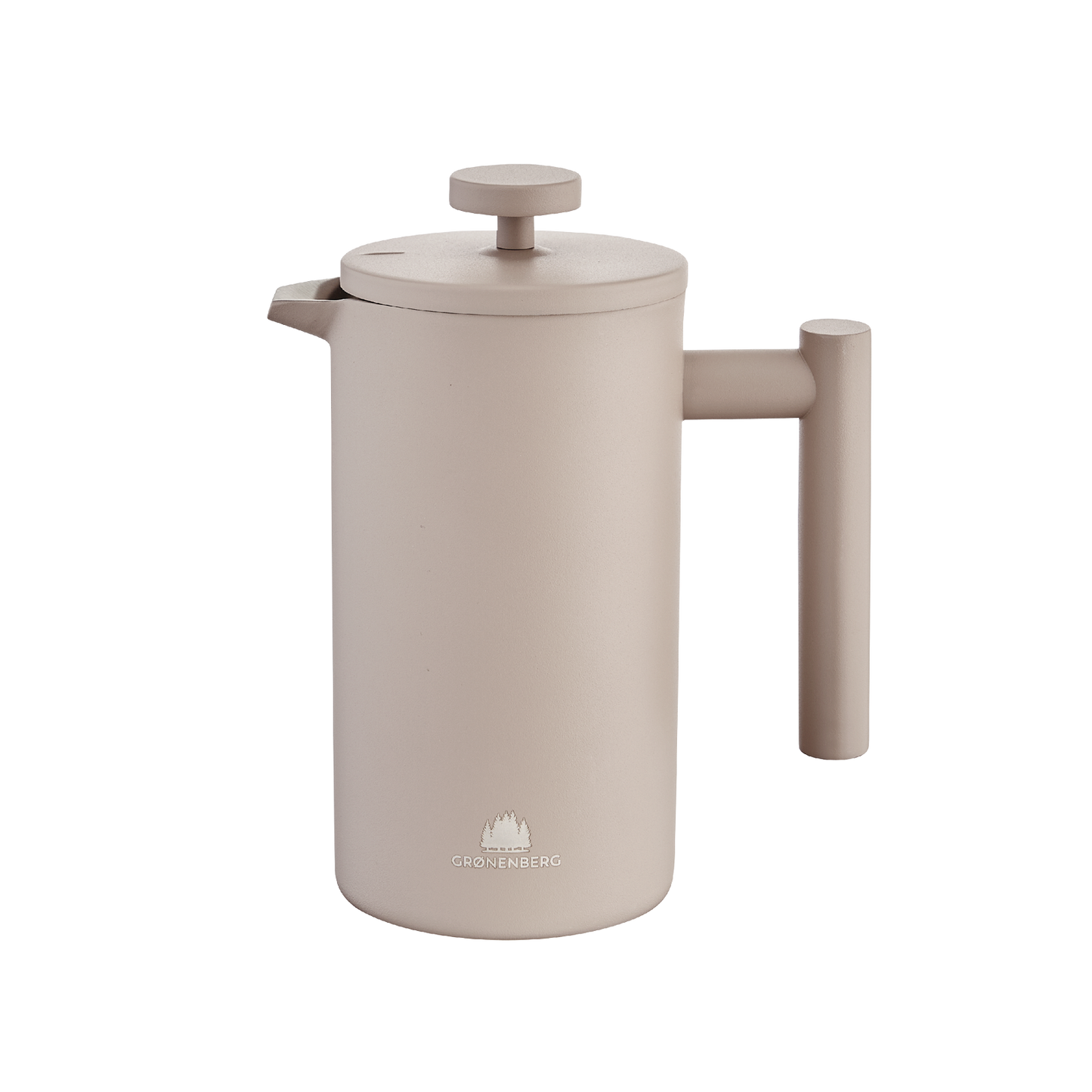 Grønenberg Edelstahl French Press Coating 600 ml inkl. Ersatz-Filter