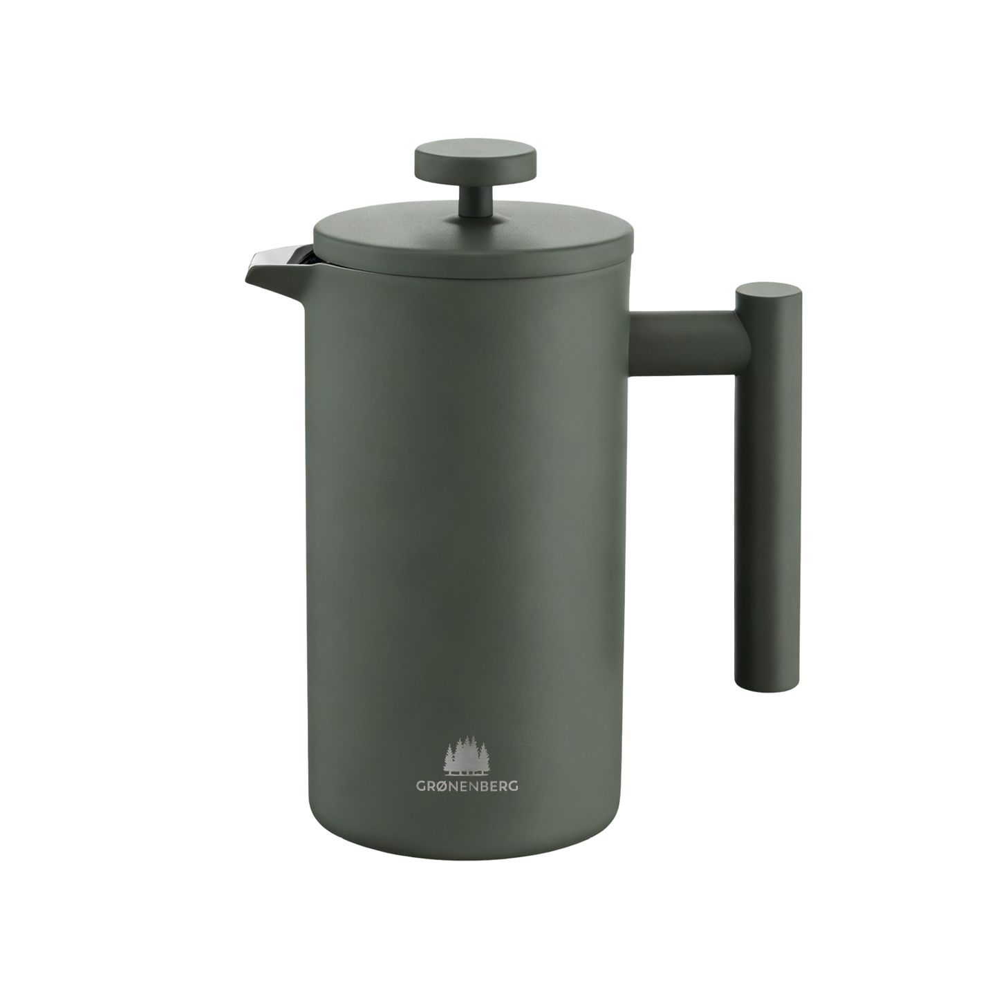 Grønenberg Edelstahl French Press Coating 600 ml inkl. Ersatz-Filter