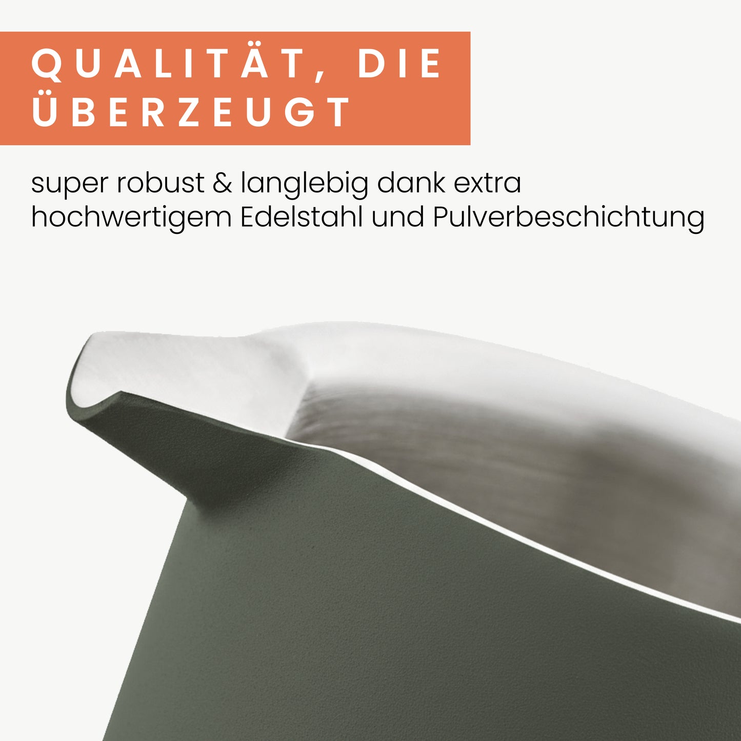 Grønenberg Edelstahl French Press Coating 600 ml inkl. Ersatz-Filter