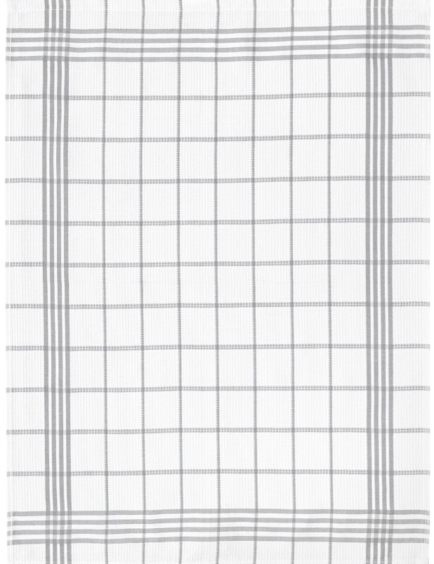 Classic cotton kitchen towel "WAFFELPIQUÉ KARO"