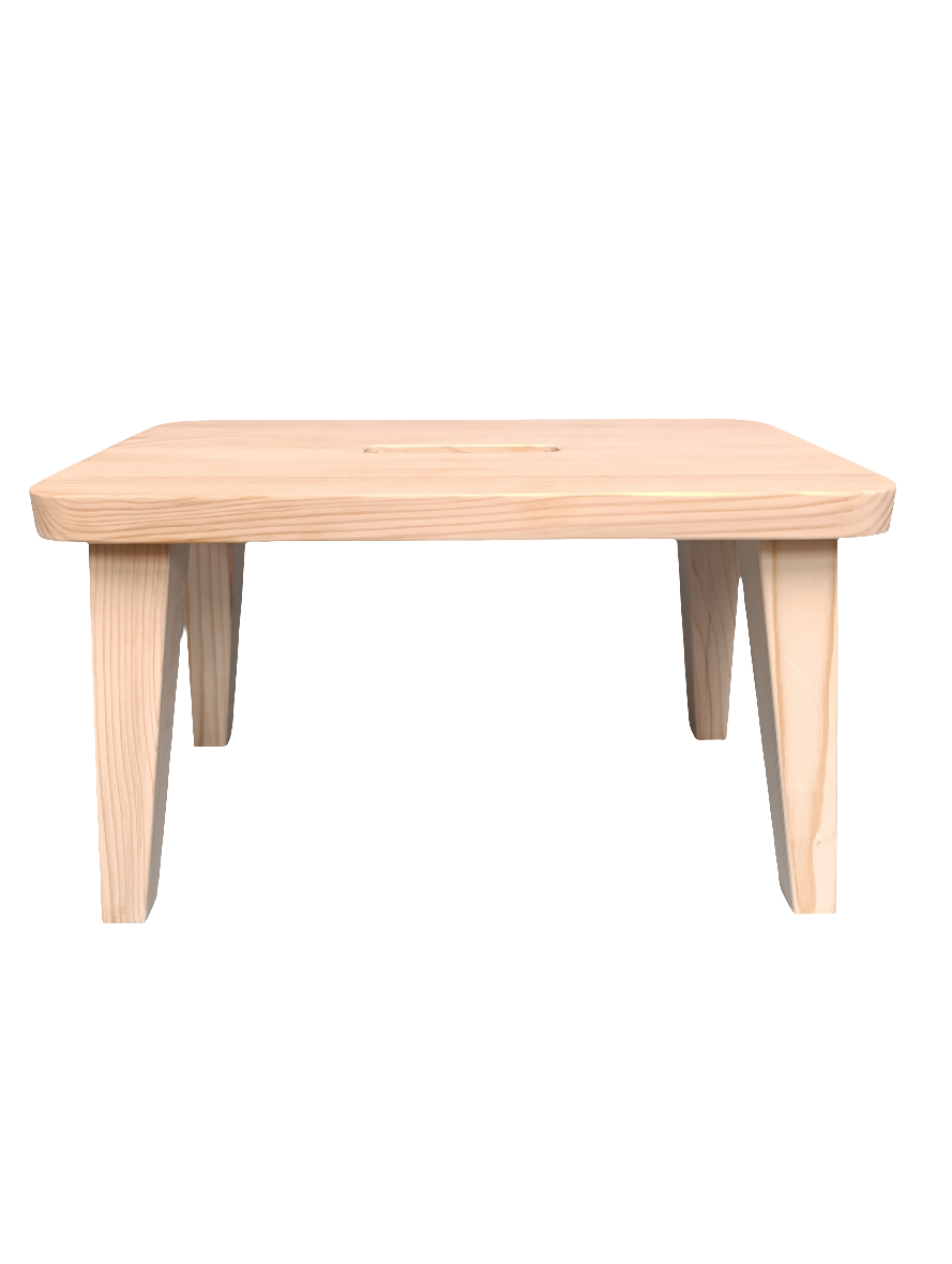 Tritthocker aus Fichte 45 x 25 x 27 cm