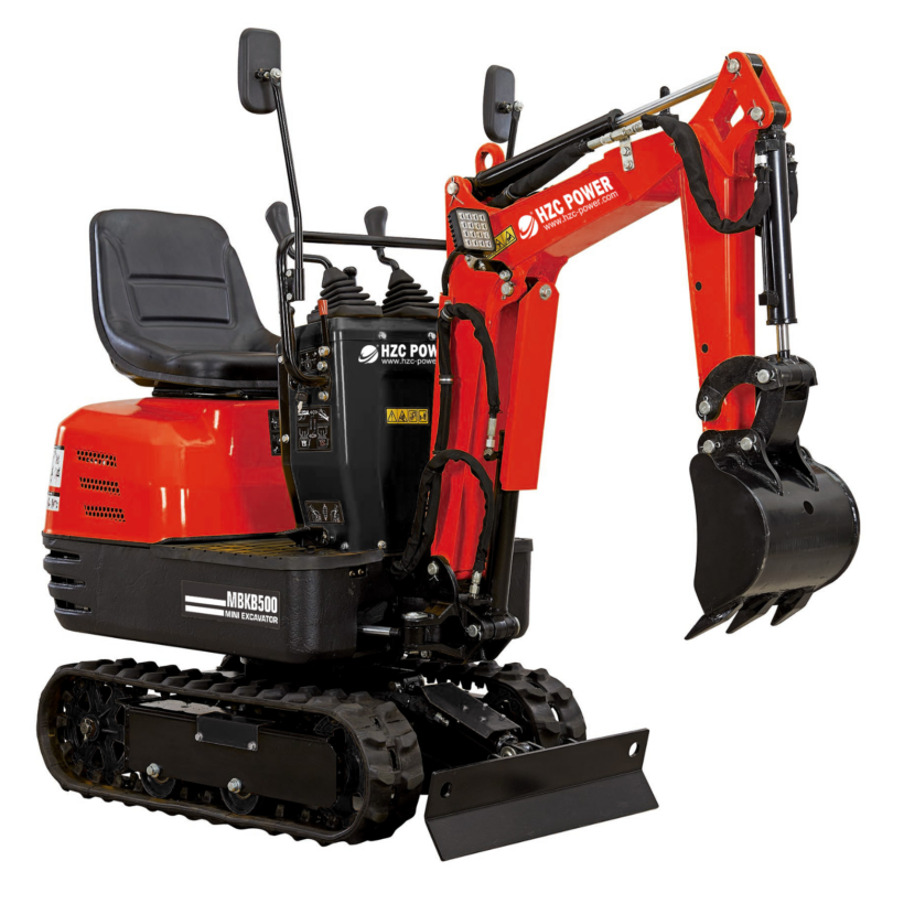 Minibagger MBKB500 mit Elektrostart