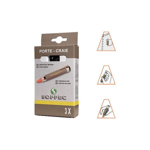 SOPPEC Kreidehalter Markierkreide 3er Pack