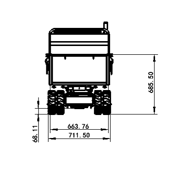 Minidumper MDK501H mit Kettenantrieb 500kg Tragkraft