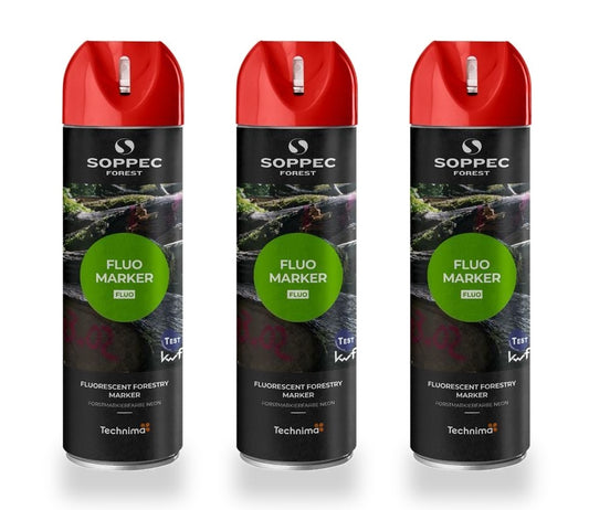 3er Pack SOPPEC FLUO MARKER Holzmarkierfarbe