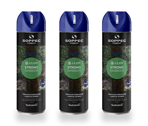 3er Pack SOPPEC STRONG MARKER Nicht fluoreszierende Langzeit-Holzmarkierfarbe