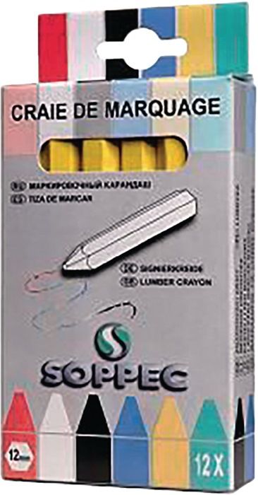 SOPPEC Markierkreide 12er Pack