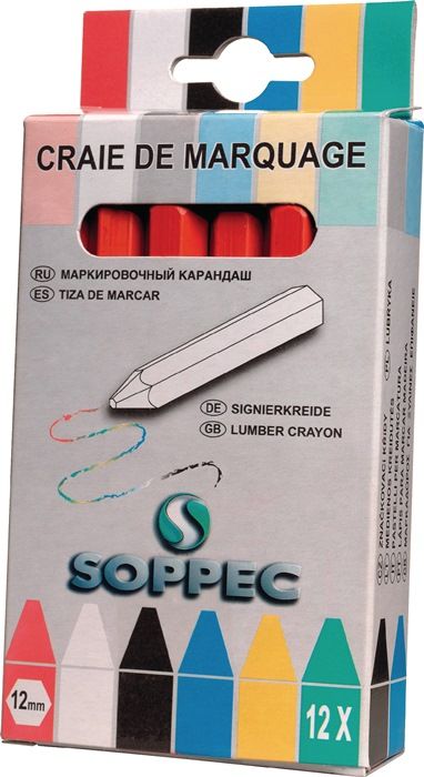 SOPPEC Markierkreide 12er Pack